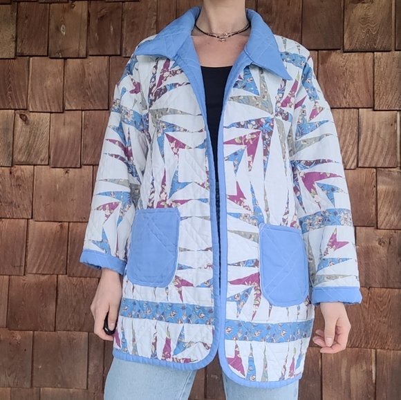 Hand Crafted Quilted Jacket - Picture 2 of 8